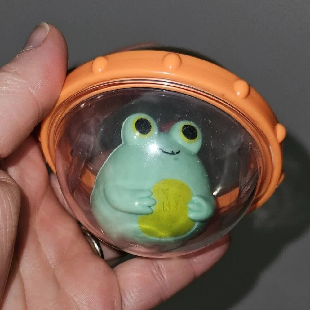 2 Water Balls Toy Lot Munchkin Blue Whale Float Play Bubbles Target Green Frog
